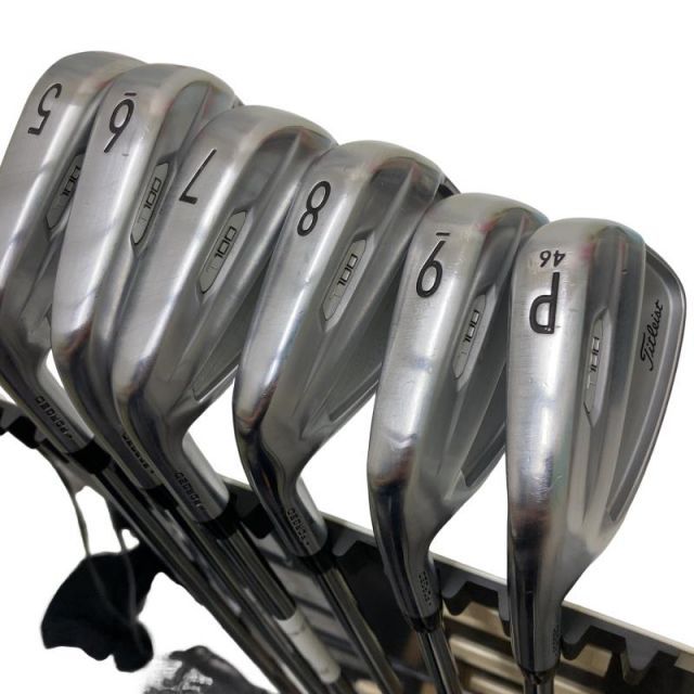 【中古】 タイトリスト Titleist T100(2021) 7S レフティ アイアンセット IR リシャフト (フレックスその他) メンズ 男性用 左利き レフティ 左用 Cランク ゴルフクラブ