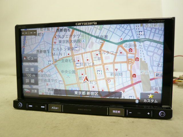 【中古】 カロッツェリア AVIC-RZ900-R メモリーナビ 地デジ/フルセグ/DVD/CD/SDカード/iPod/USB/ブルートゥース/ハンズフリー/MP3/WMA