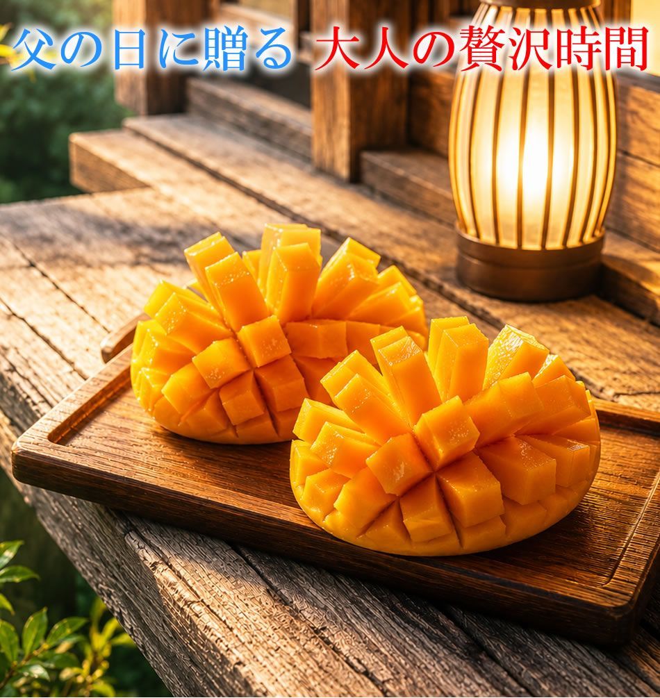 父の日ギフト 太陽のタマゴ5L 2玉 宮崎完熟マンゴー - メルカリ