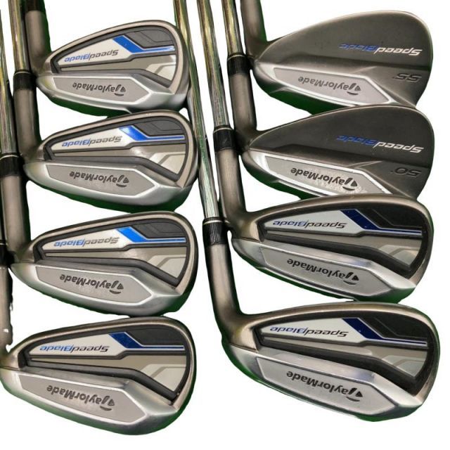 中古】 テーラーメイド Speed Blade 9S アイアンセット IR KBS C-TAPER 