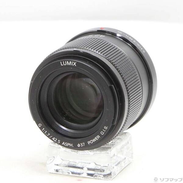 ソフマップ 〔中古品〕 LUMIX G 42.5mm F1.7 ASPH POWER OIS ブラック H-HS043-K【352】