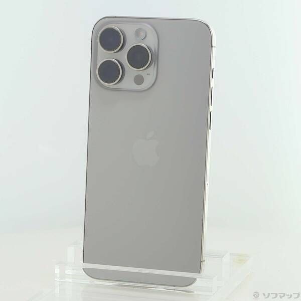 ソフマップ 〔中古品〕 iPhone15 Pro Max 256GB ナチュラルチタニウム MU6R3J／A SIMフリー【349】