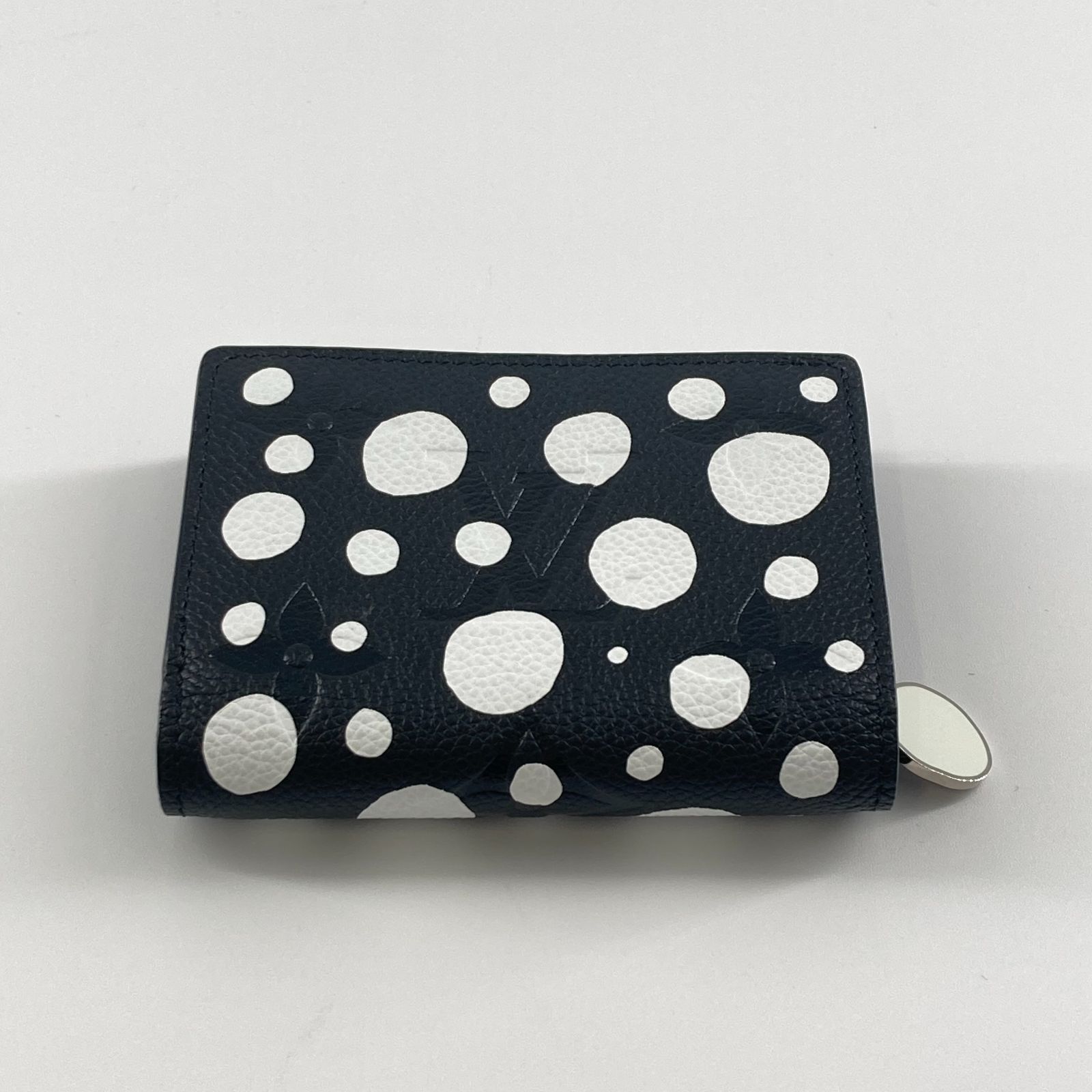 LOUIS VUITTON(ルイヴィトン)　LV×YK　ドットペイント　ポルトフォイユクレア　コンパクトウォレット　草間彌生　M81907　RFID　ブラック