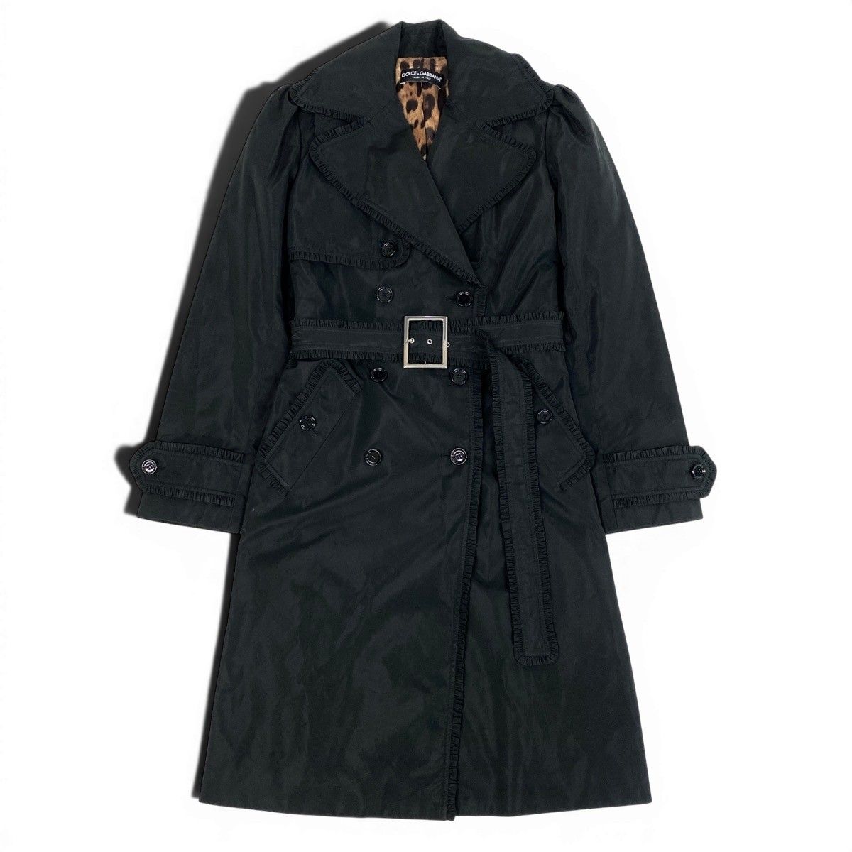 Ie19 DOLCE&GABBANA ドルチェアンドガッバーナ ナイロン トレンチ