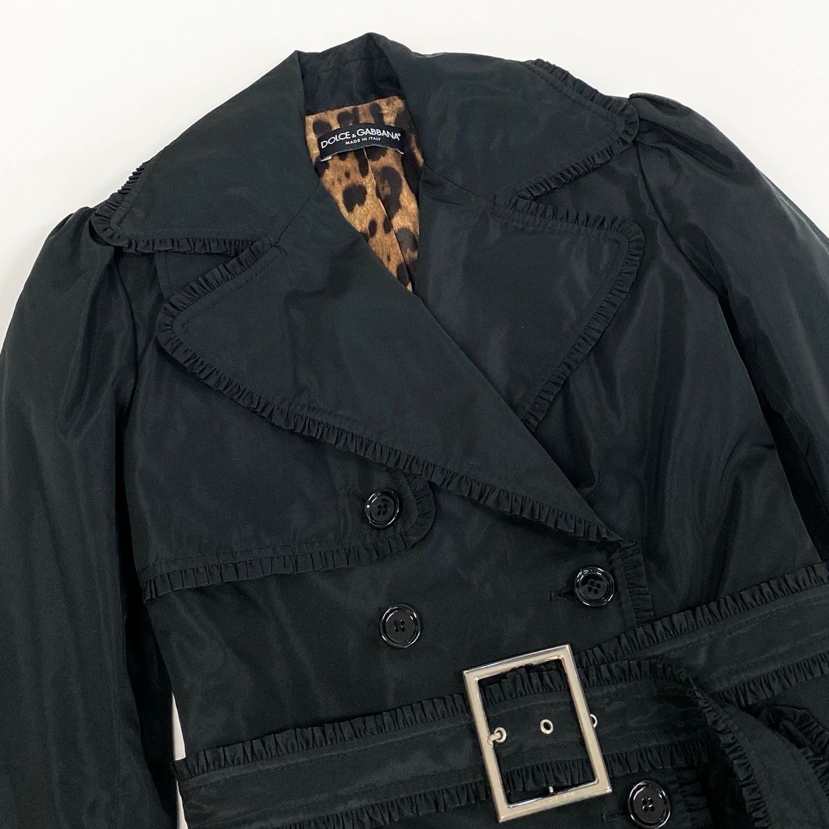 Ie19 DOLCE&GABBANA ドルチェアンドガッバーナ ナイロン トレンチ