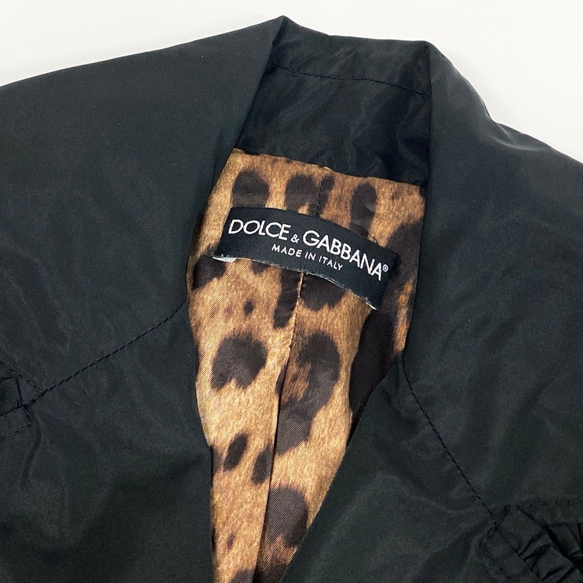 Ie19 DOLCE&GABBANA ドルチェアンドガッバーナ ナイロン トレンチ