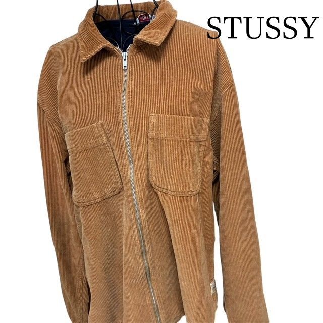 ステューシー STUSSY WORKGEAR コーデュロイ ジップジャケット L 茶
