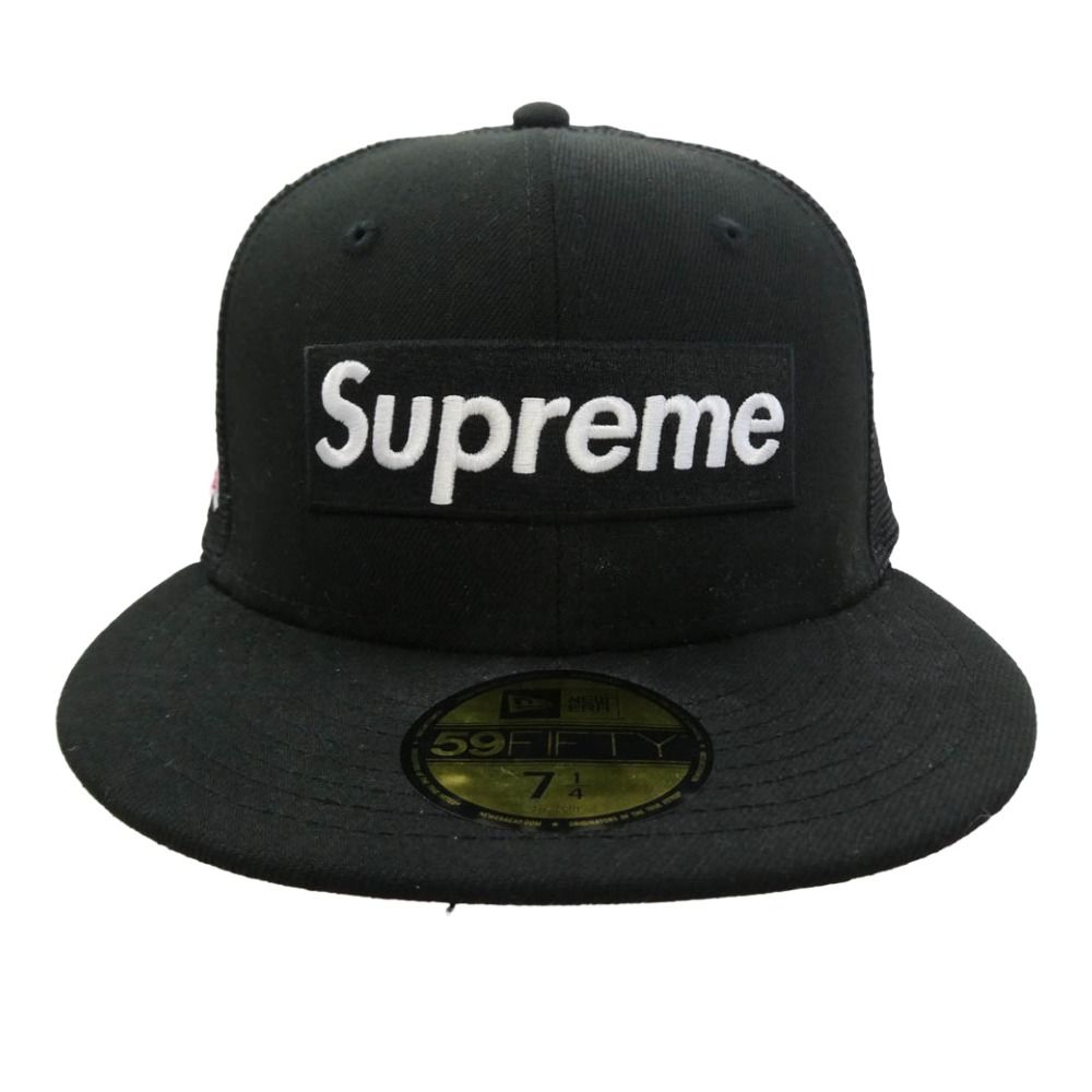 supreme キャップ BOXロゴ メッシュキャップ 黒 71/4 正規品 Supreme シュプリーム 24SS Box Logo Mesh Back New Era ボックスロゴ