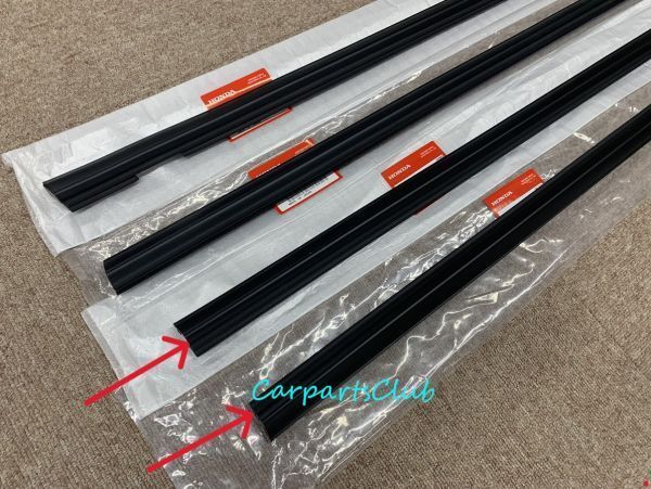 ホンダ 純正品 シビック FK8 タイプR リア リヤドア ベルトモール ウェザーストリップ 左右セット Rear Door Belt Moulding Weather Strip
