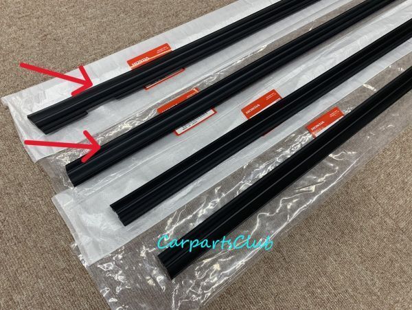ホンダ 純正品 シビック FK8 タイプR フロントドア ベルトモール ウェザーストリップ 左右セット Front Door Belt Moulding Weather Strip