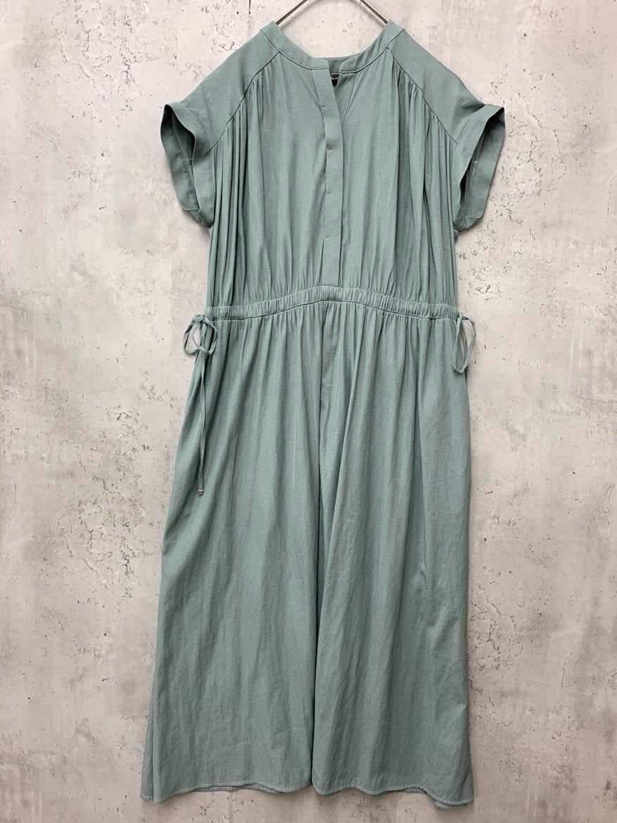 美品 URBAN RESEARCH ROSSO アーバンリサーチロッソ ウエストマークフレンチスリーブ ワンピース sizeF/ミント ■◆◎レディース