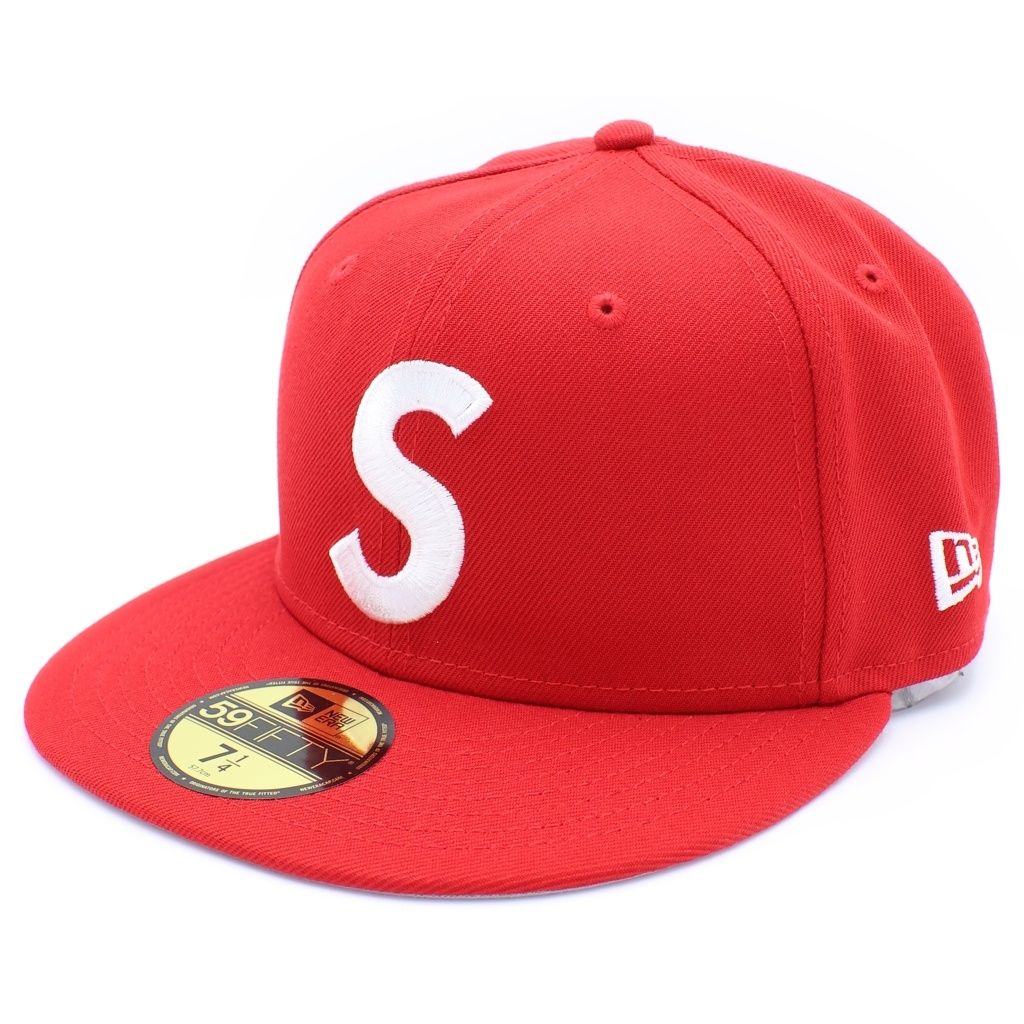 SUPREME (シュプリーム) 24AW Screw Ball S Logo 59FIFTY ベースボールキャップ 帽子 レッド