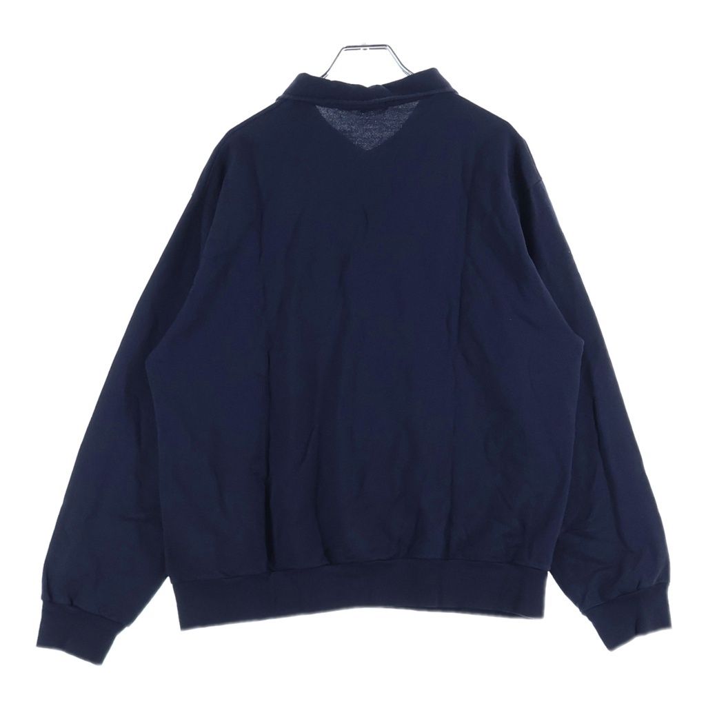 COMOLI (コモリ) 23SS コットンシルクジャージハーフジップスウェット
