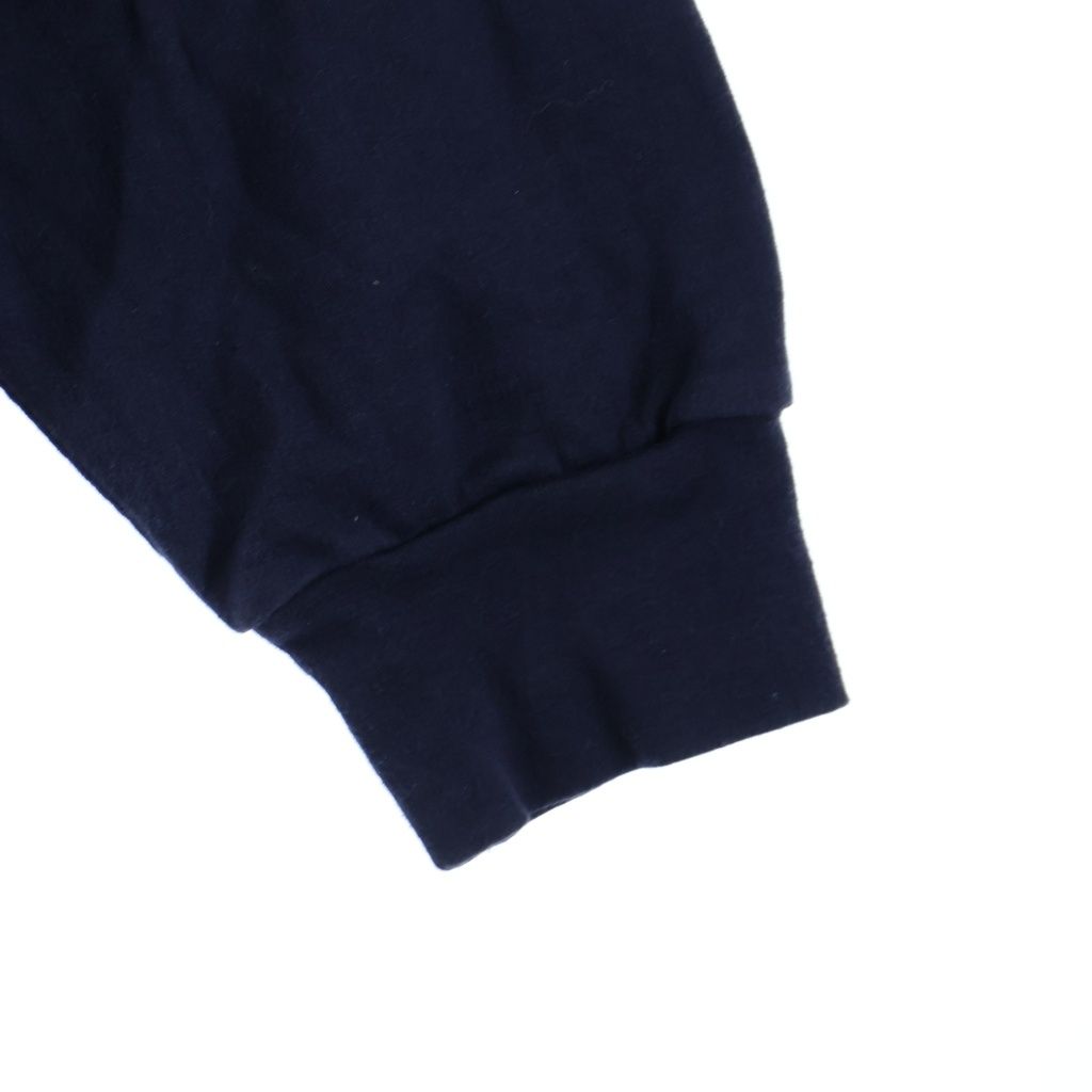 COMOLI (コモリ) 23SS コットンシルクジャージハーフジップスウェット