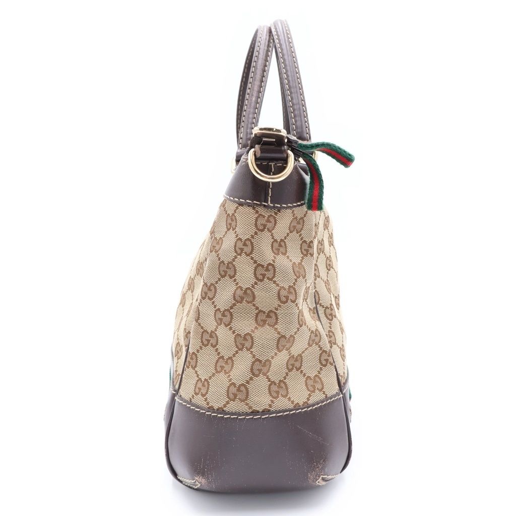 GUCCI (グッチ) GGキャンバス メイフェア レザー 2WAY ハンド GUCCI (グッチ) GGキャンバス メイフェア レザー 2WAY ハンド