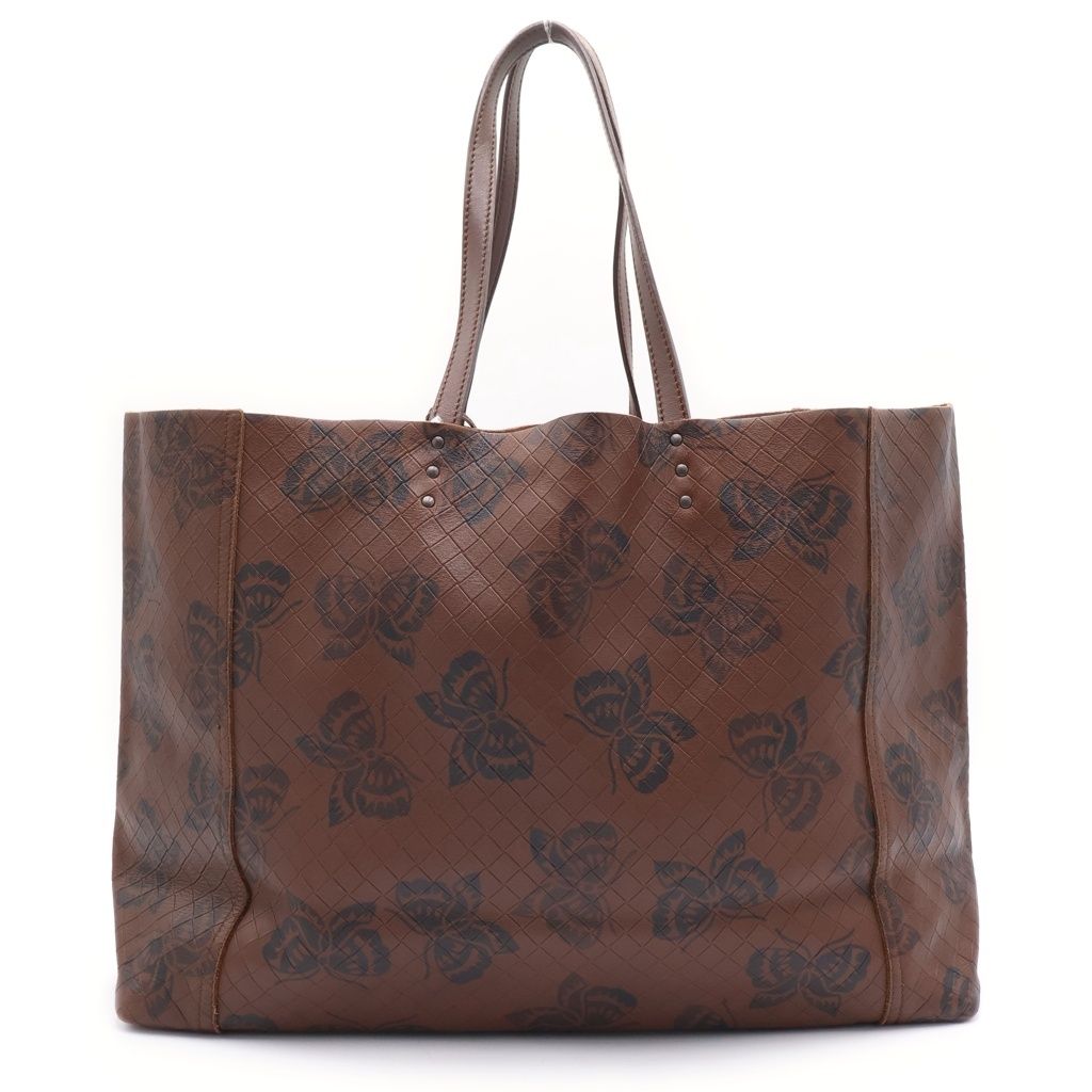 美品　ボッテガヴェネタ レザー イントレッチオ ミラージュ バタフライ トート BOTTEGA VENETA (ボッテガヴェネタ) イントレッチオミラージュ