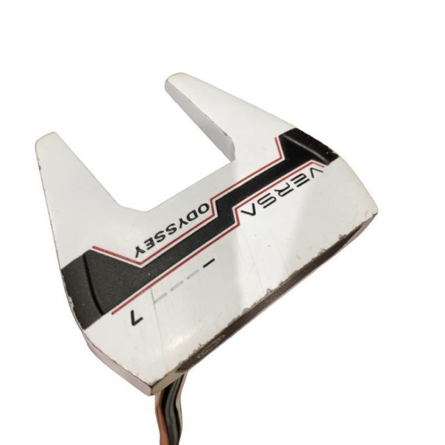 【中古】 オデッセイ VERSA #7 ホワイト(ヴァーチカル) 34インチ パター PT スチール (フレックスその他) メンズ 男性用 右利き 右用 Dランク ゴルフクラブ