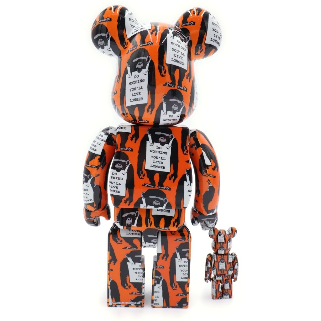 MEDICOM TOY (メディコムトイ) MONKEY SIGN 100% & 400% Banksy