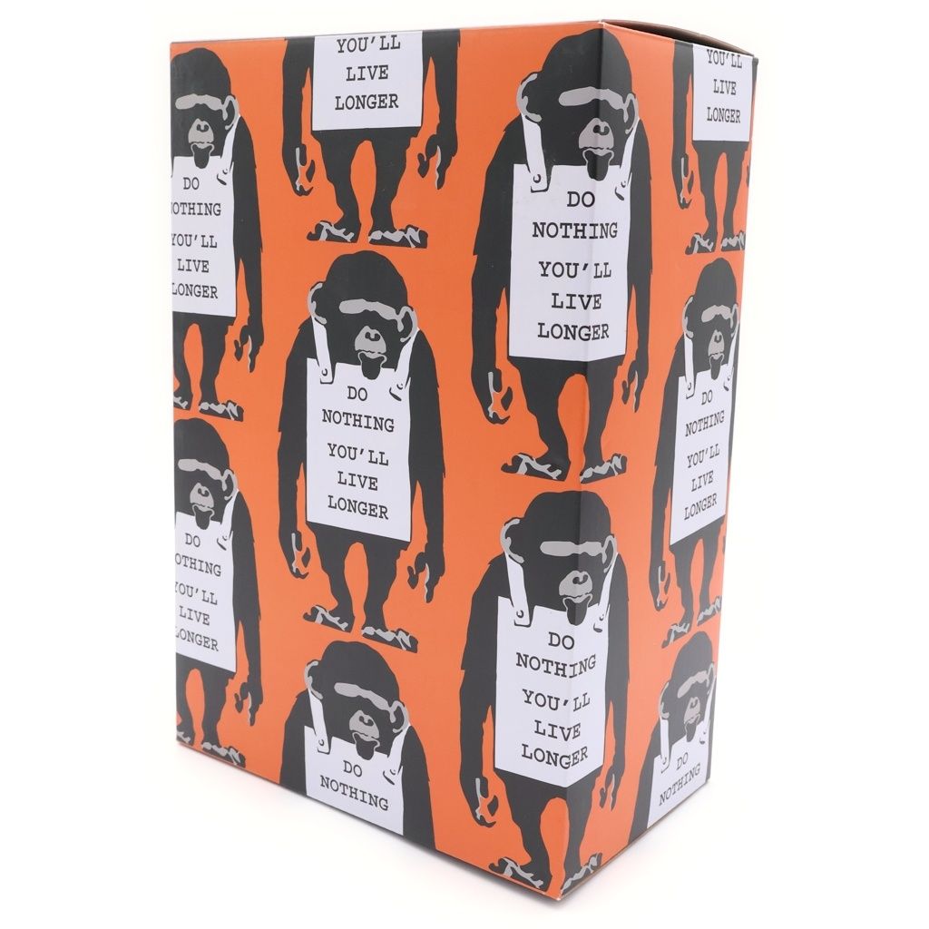メディコムトイ　BANKSY MONKEY SIGN バンクシー モンキーサイン MEDICOM TOY (メディコムトイ) MONKEY SIGN 100% & 400% Banksy