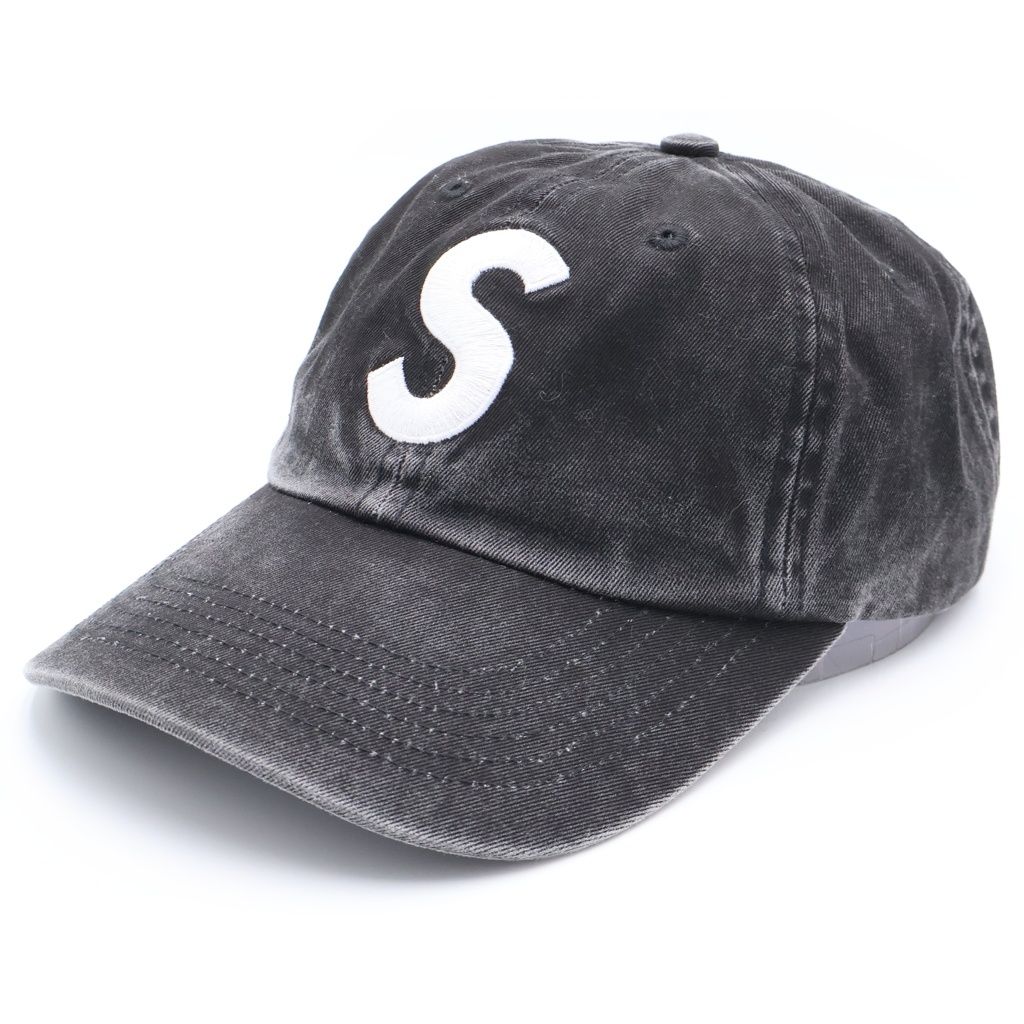 シュプリーム　刺繍Sロゴ キャップ SUPREME (シュプリーム) 25SS Pigment Coated S Logo 6-Panel