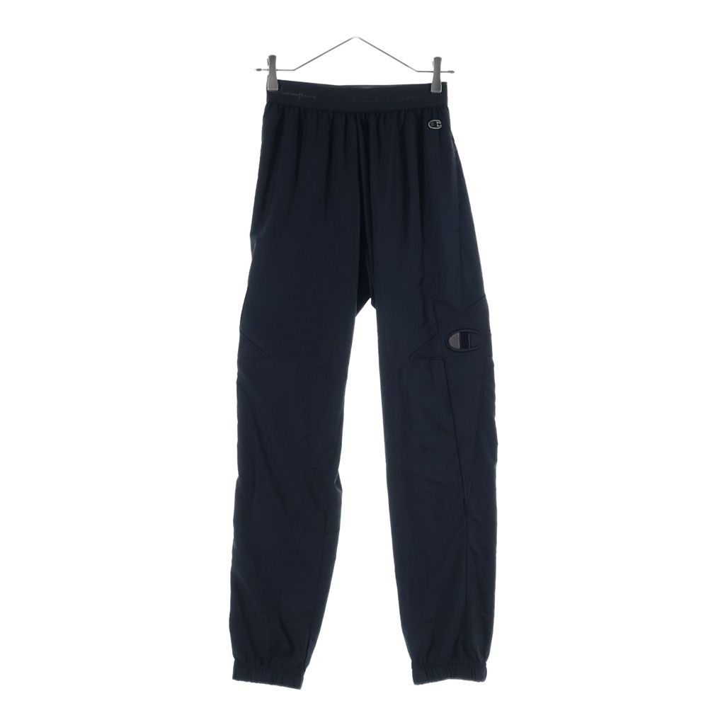 Rick Owens (リックオウエンス) ×Champion Track Pant Light Nylon チャンピオン ロゴ刺繍 ナイロン トラックパンツ ブラック CW20S0028-113645
