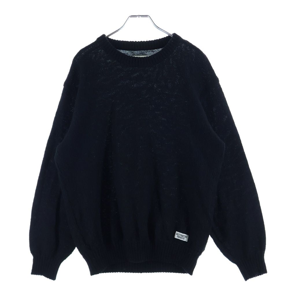 WACKO MARIA (ワコマリア) Mohair Crewneck Sweater モヘアセーター ブラック