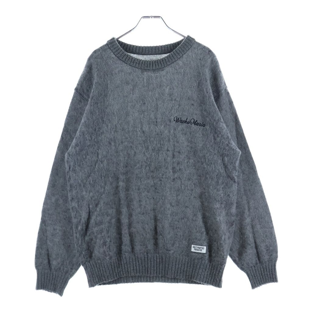 WACKO MARIA (ワコマリア) MOHAIR CREWNECK SWEATER モヘアニットセーター 胸ロゴ