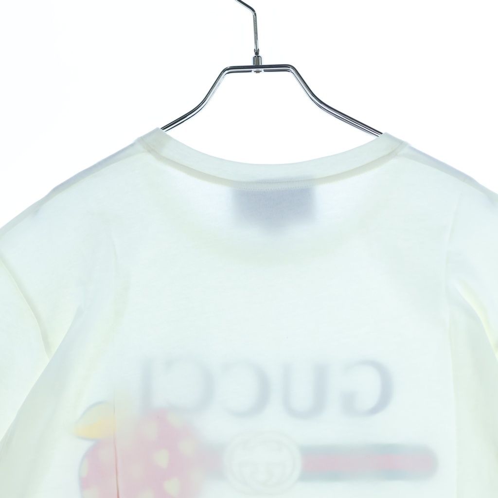 GUCCI (グッチ) フロントロゴプリント 半袖Tシャツ カットソー