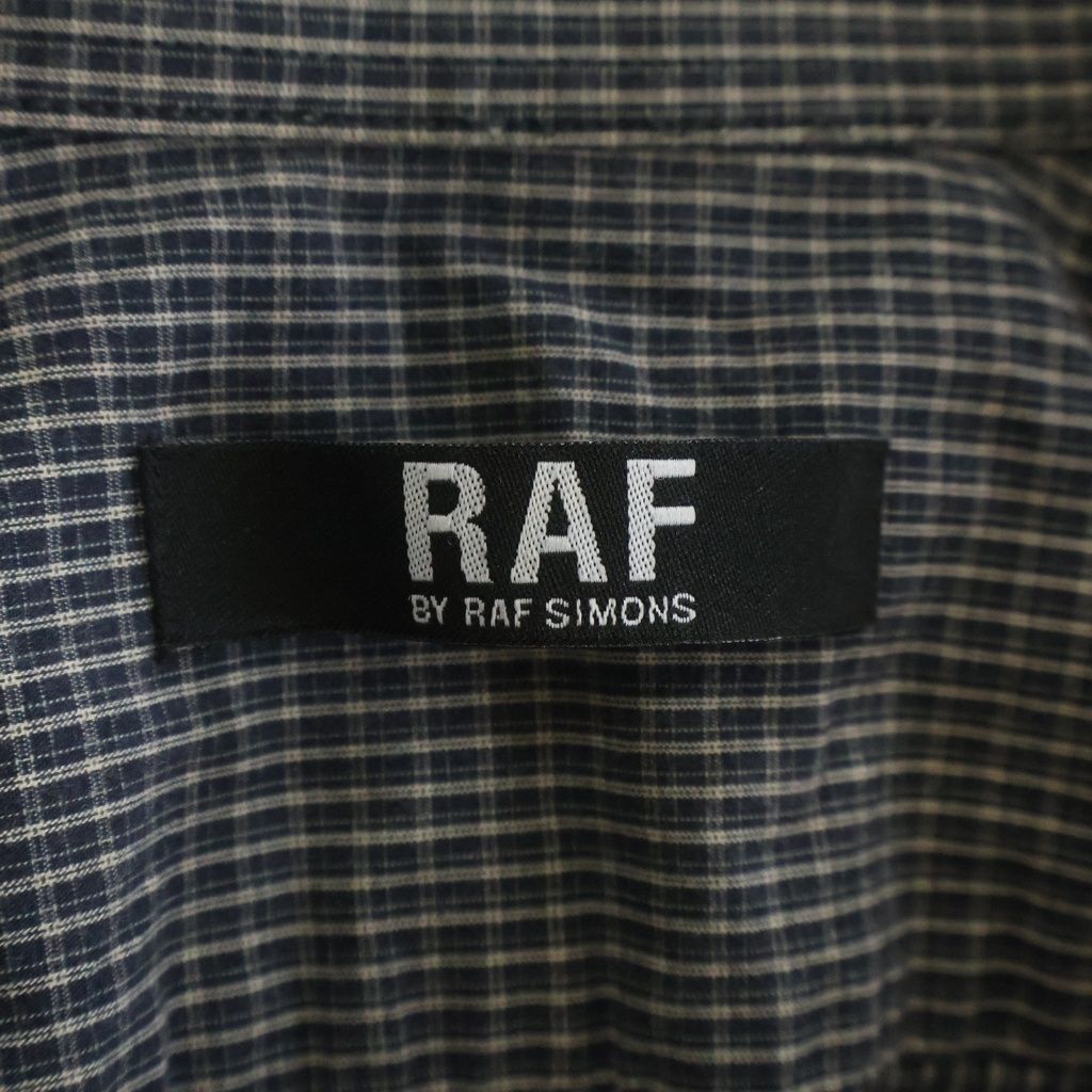 RAF BY RAF SIMONS (ラフ バイ ラフシモンズ) 半袖チェックシャツ