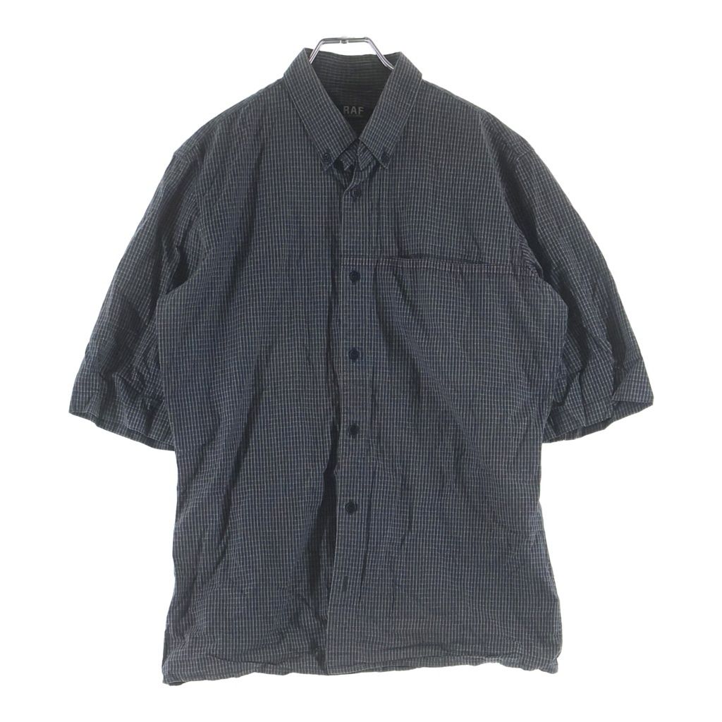 RAF BY RAF SIMONS (ラフ バイ ラフシモンズ) 半袖チェックシャツ