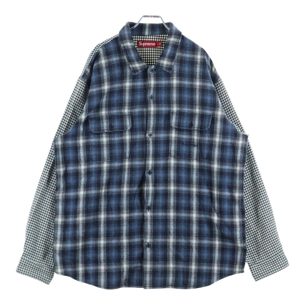 SUPREME (シュプリーム) 23AW Houndstooth Plaid Flannel Shirt