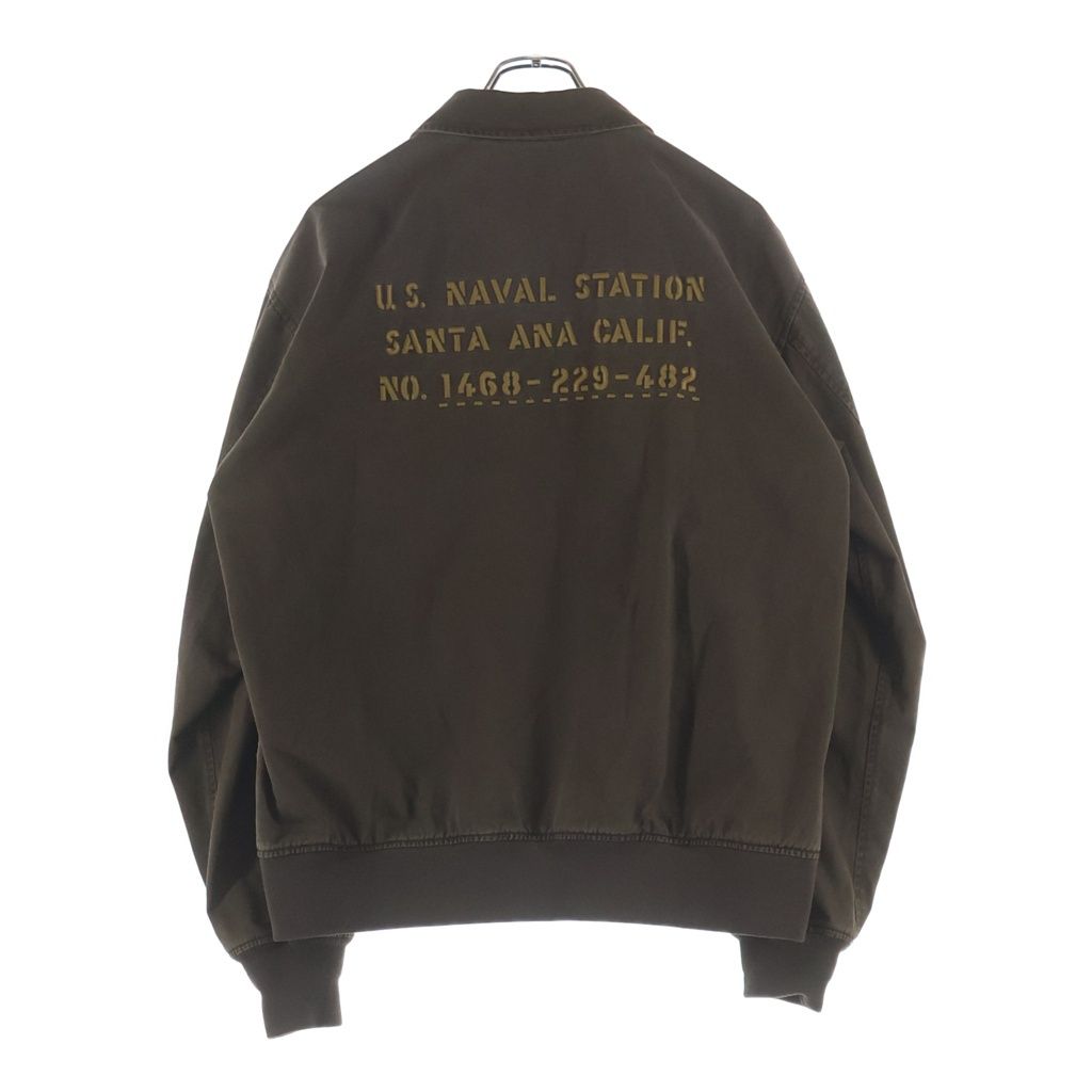 AVIREX (アヴィレックス) MILITARY COTTON UTILITY JACKET U.S.NAVAL AVIATION 783-5252029 スイングトップ ブラウン
