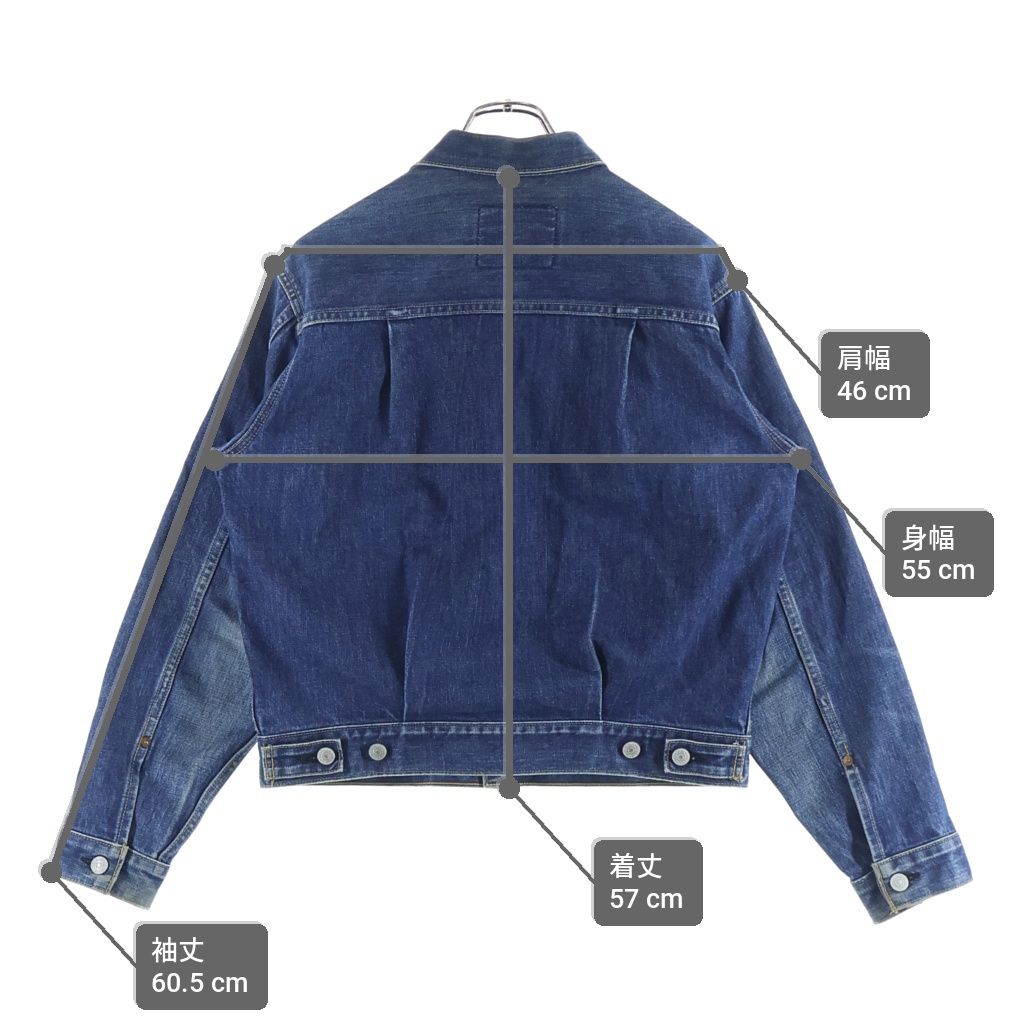 Levi's (リーバイス) 90S ボタン裏 刻印 J02 BIG E 復刻 2nd デニム Levi's (リーバイス) 90S ボタン裏 刻印 J02 BIG E 復刻 2nd デニム