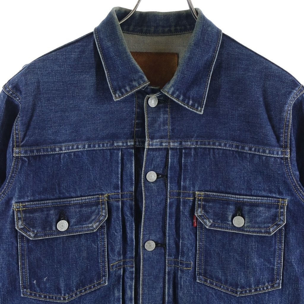 Levi's (リーバイス) 90S ボタン裏 刻印 J02 BIG E 復刻 2nd デニム