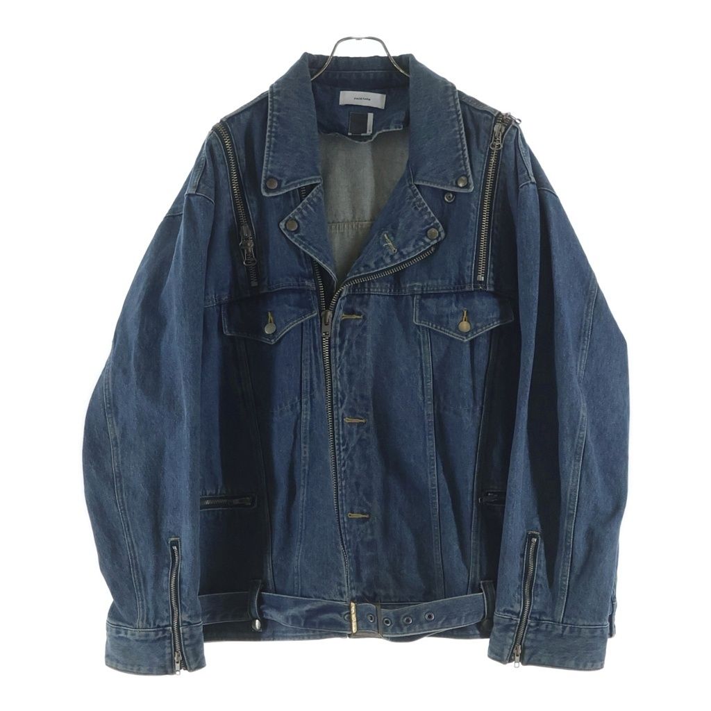 FACETASM (ファセッタズム) 18SS BIG DENIM RADING JACKET オーバーサイズ デニムライディング ジャケット RB-JK-M09 インディゴ