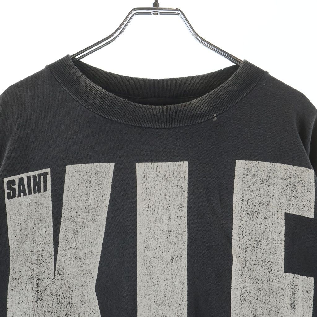 SAINT MICHAEL (セントマイケル) 25SS KLF_LS TEE ヴィンテージ加工