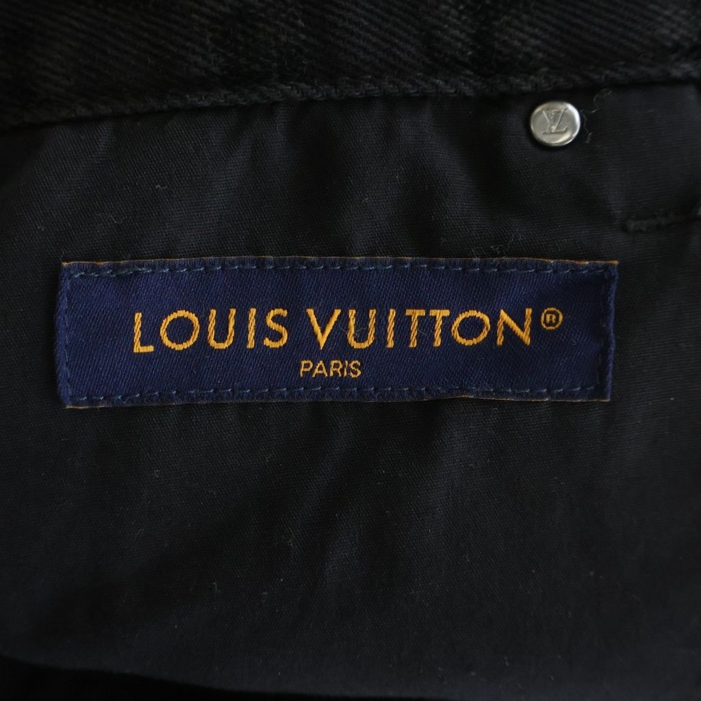 LOUIS VUITTON (ルイヴィトン) 25SS フロックドダミエデニム ワイド