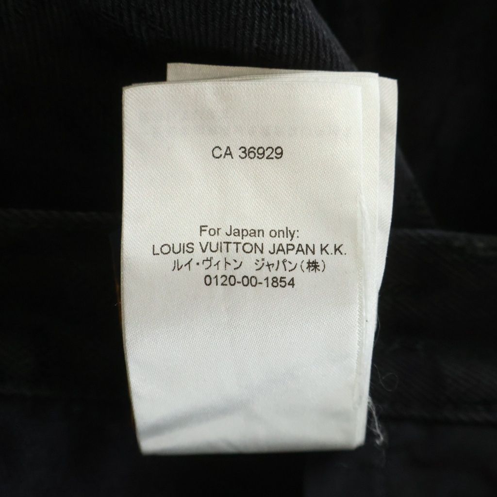 LOUIS VUITTON (ルイヴィトン) 25SS フロックドダミエデニム ワイド
