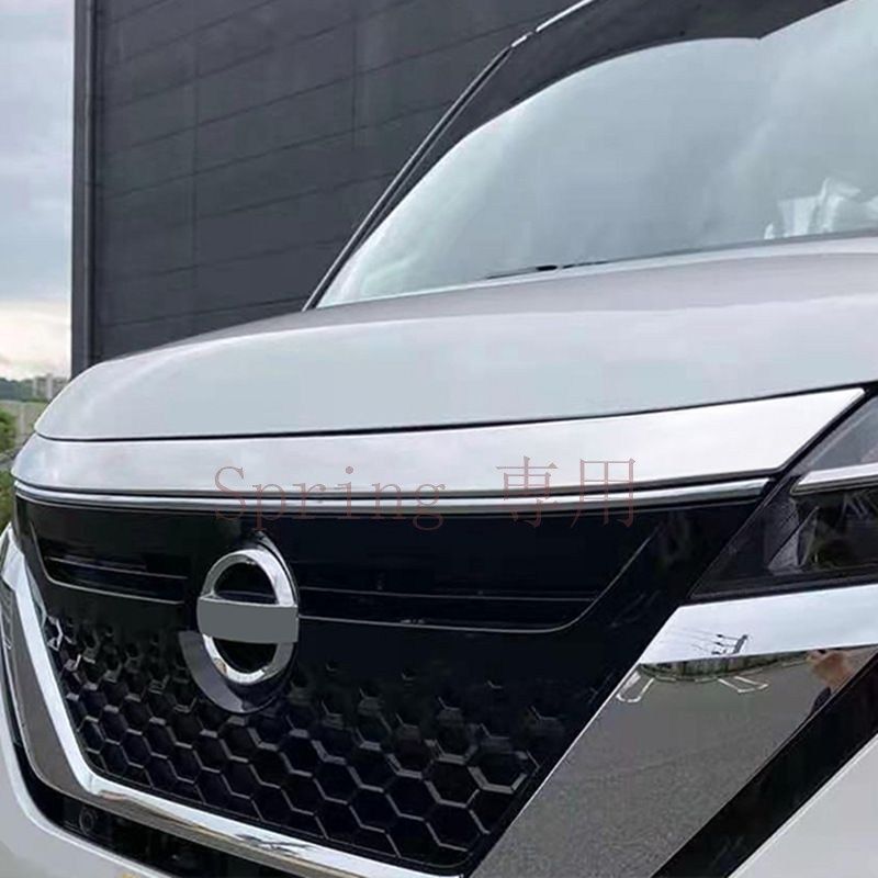 日産ROOX40系専用 304不<!-利用不可文字-!><!-利用不可文字-!>製前バンパー装飾ガード 銀色 高耐久性でスタイリッシュな外観 F