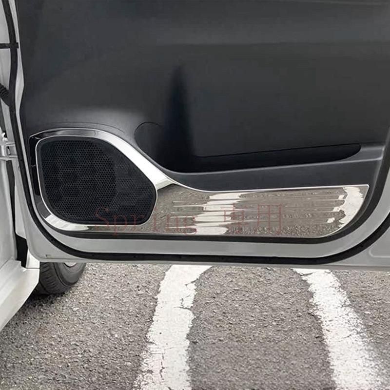 日産ROOX40系専用 304不<!-利用不可文字-!><!-利用不可文字-!>製車門面板防<!-利用不可文字-!>板 内装保護プレート 銀色 F