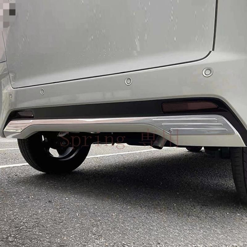 日産ROOX40系専用 後バンパーガードステンレス製 304不<!-利用不可文字-!><!-利用不可文字-!> 防撞?防刮装飾バー 銀色 F
