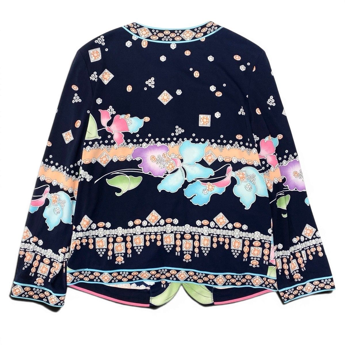 61e19 【美品】 LEONARD FASHION レオナール ロングスリーブ