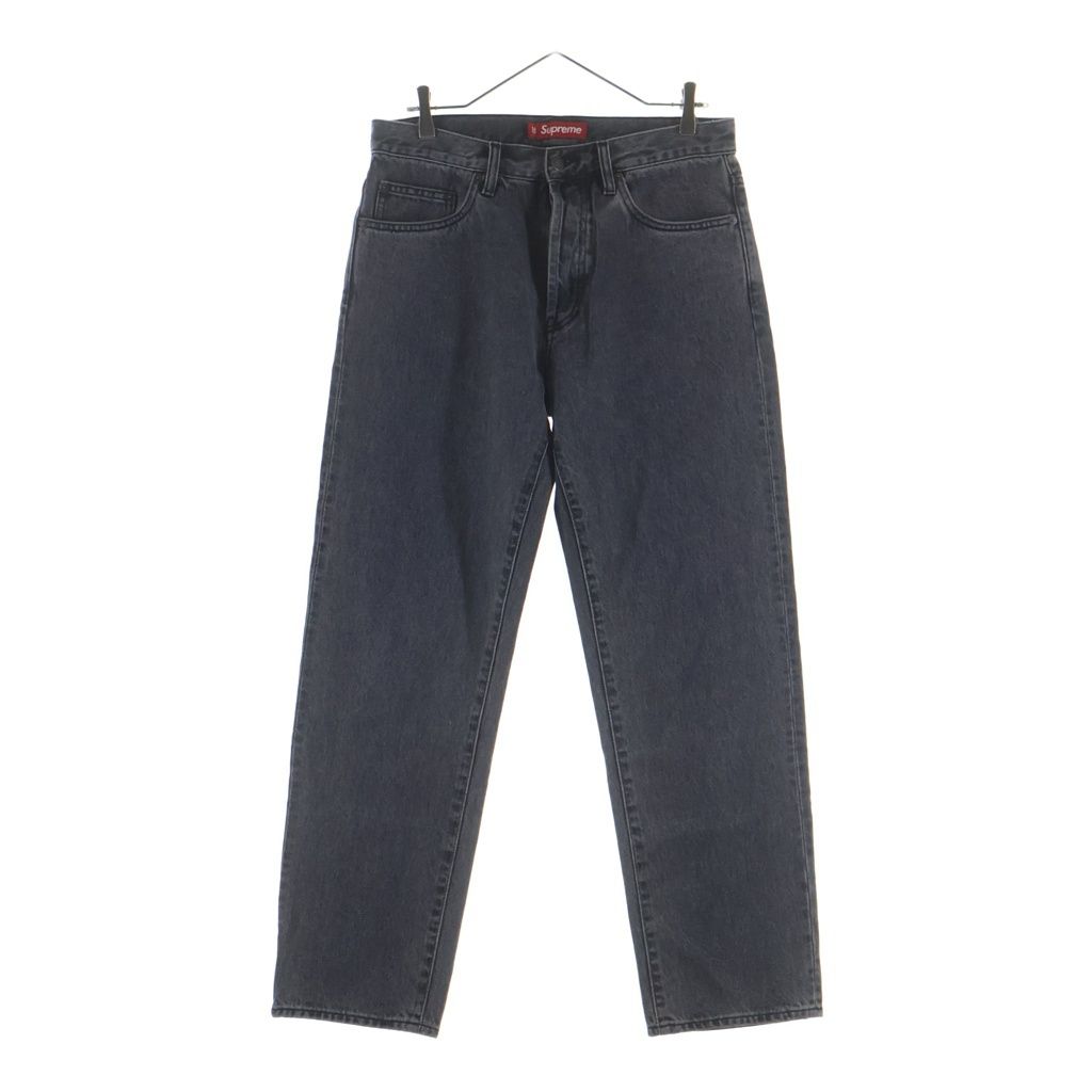 SUPREME (シュプリーム) 24SS Regular Jean スターワッペン レギュラー デニムパンツ ブラック