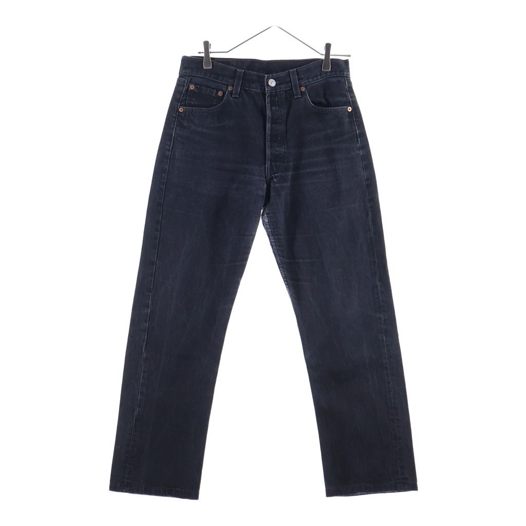 Levi's (リーバイス) 90s VINTAGE 501 後染め レジスターR ボタン裏刻印653 デニムパンツ ブラック