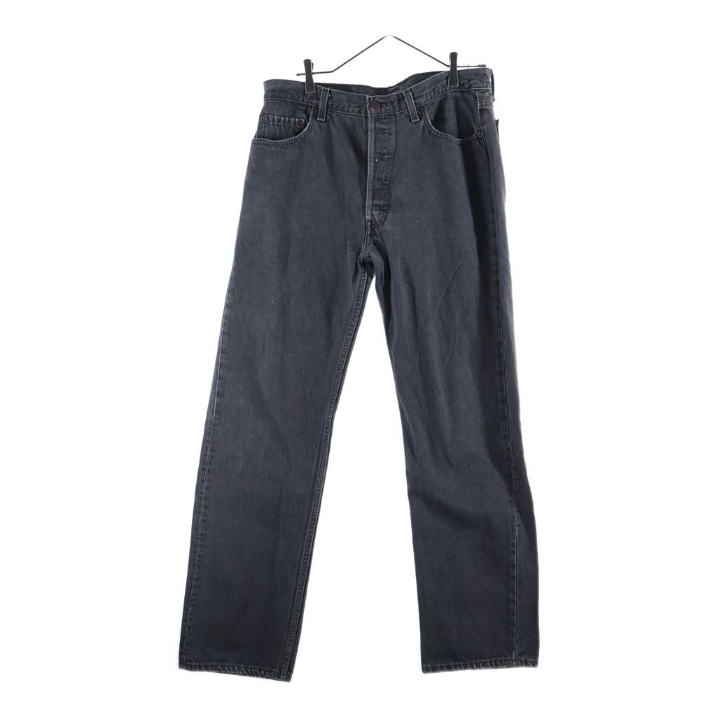 Levi's (リーバイス) 90s VINTAGE 501 先染め スモールe ボタン裏刻印520 デニムパンツ ブラック