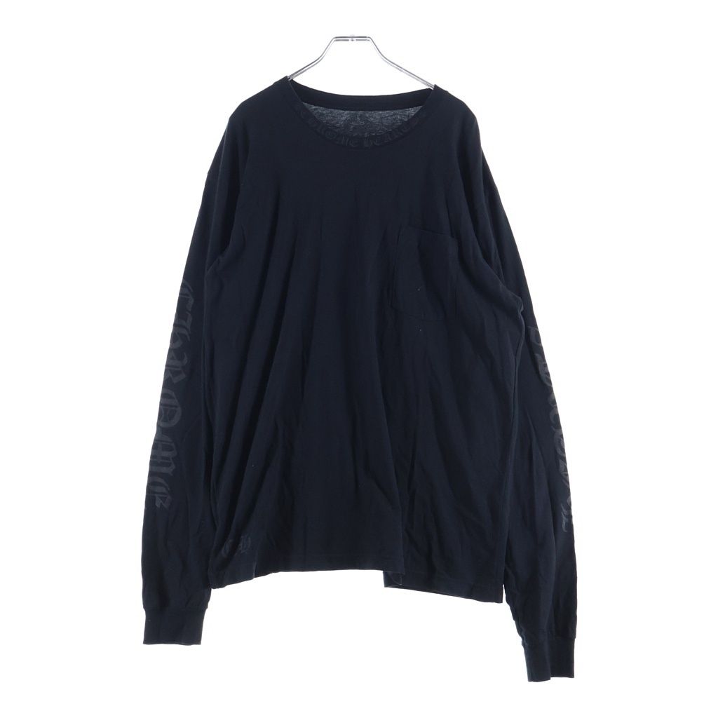 CHROME HEARTS (クロムハーツ) CH LS NECK LOGO TEE ネックロゴ