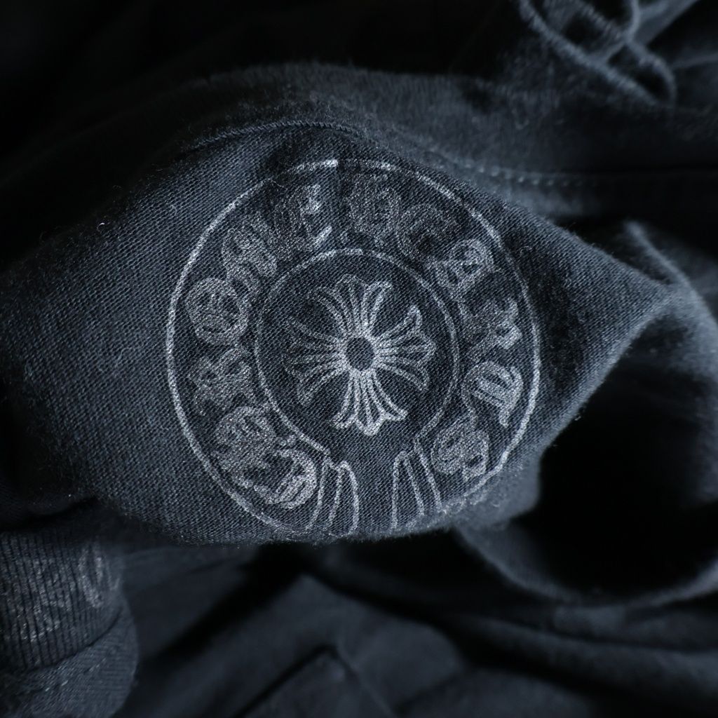 CHROME HEARTS (クロムハーツ) CH LS NECK LOGO TEE ネックロゴ