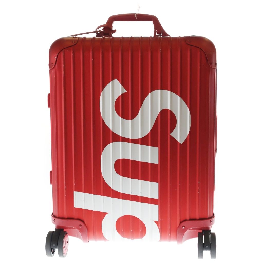 SUPREME (シュプリーム) 18SS RIMOWA Topas Multiwheel 45L リモワ トパーズ マルチウィール キャリーケース スーツケース レッド