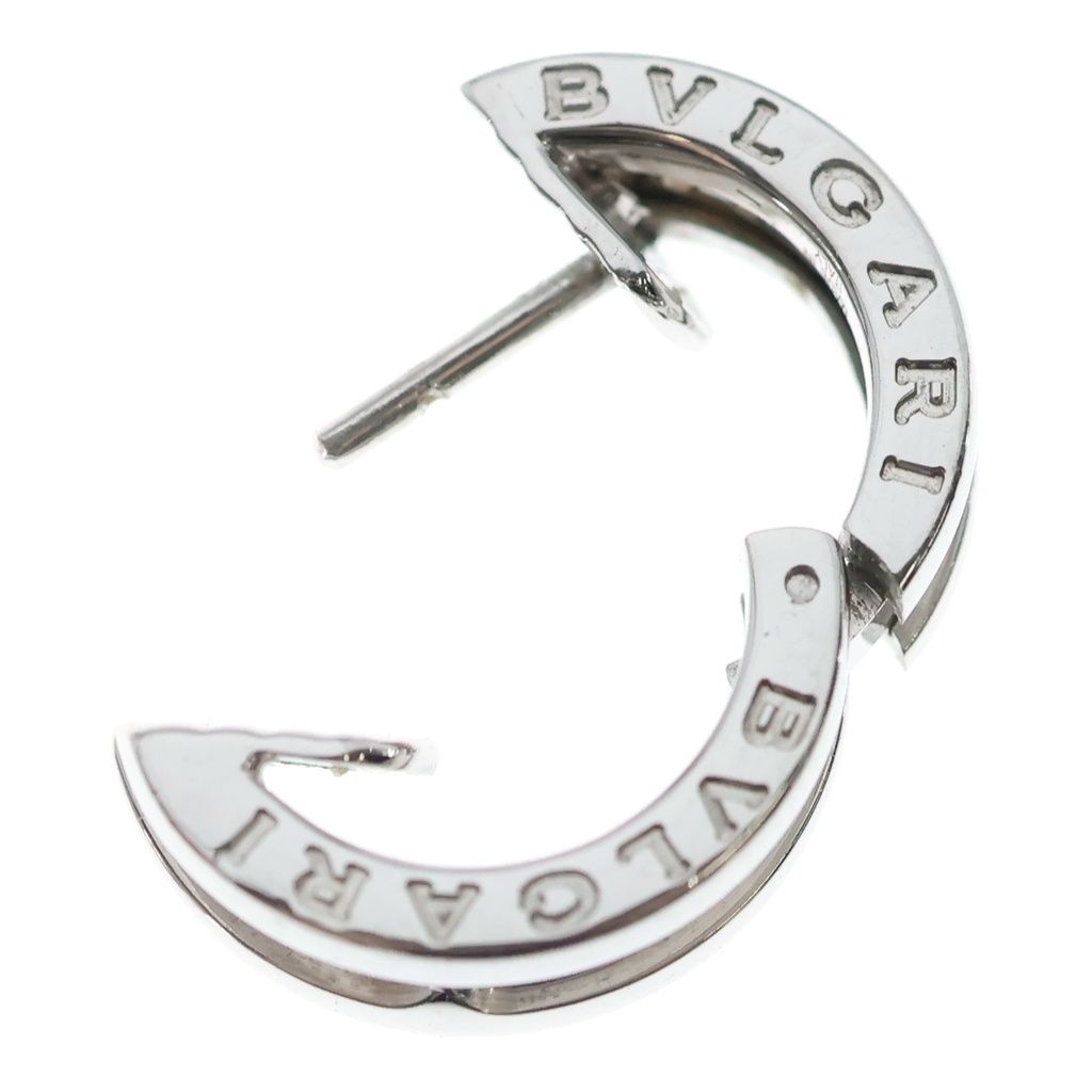 BVLGARI (ブルガリ) ビーゼロワン ハーフダイヤ ピアス シルバー 750WG
