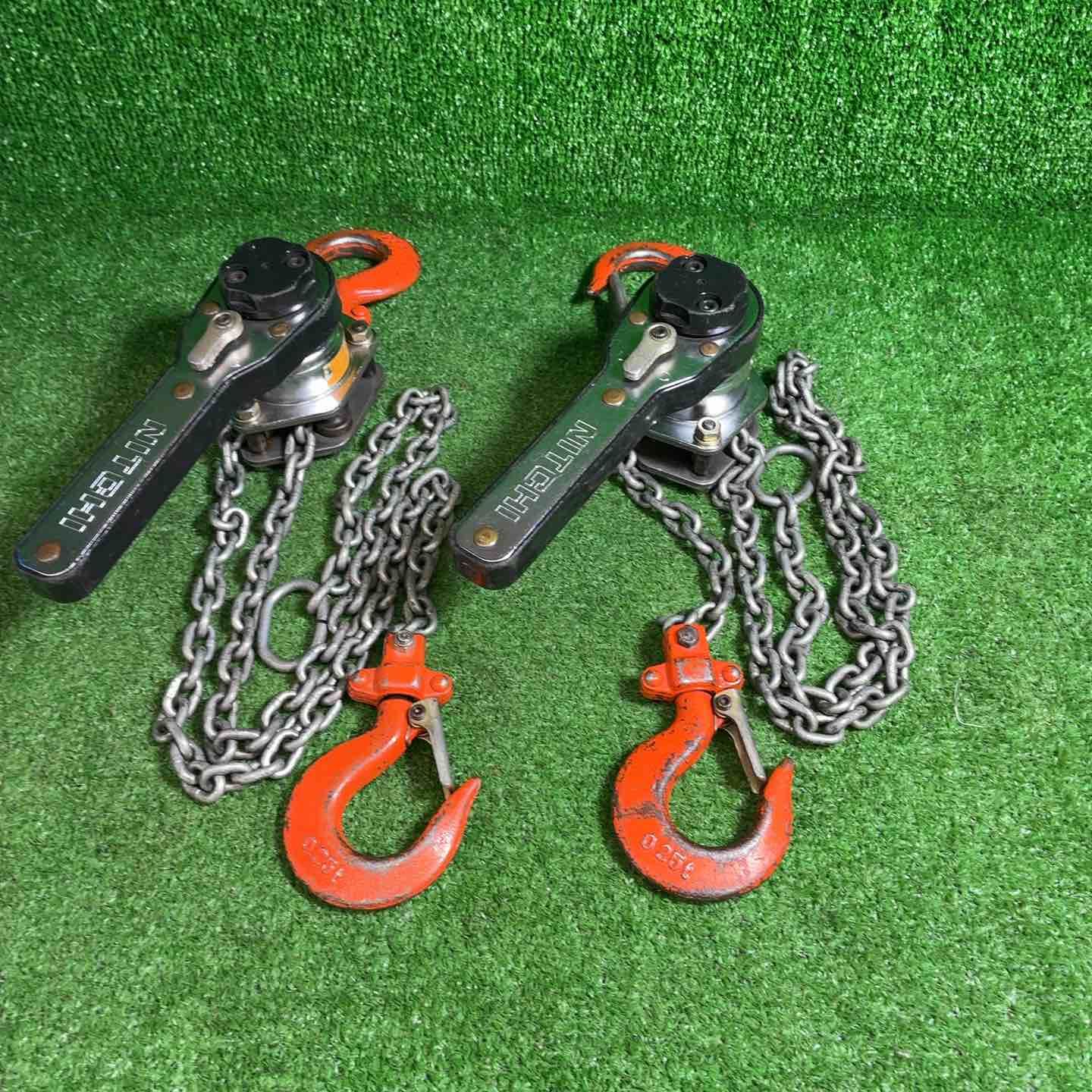 【中古品】 NITCHI ポケットレバー 250kg 2本セット 【藤沢店】